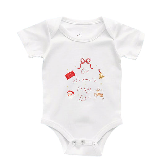 Santas Feral List Bodysuit