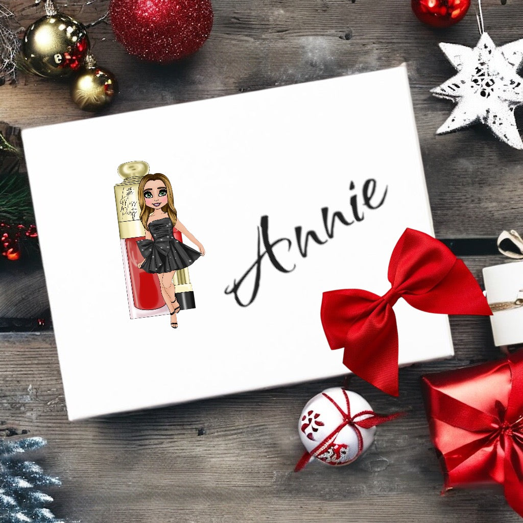 Miss Party Personalised Gift magnetic gift box A4