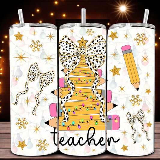 Teacher themed 20oz insulated Cup