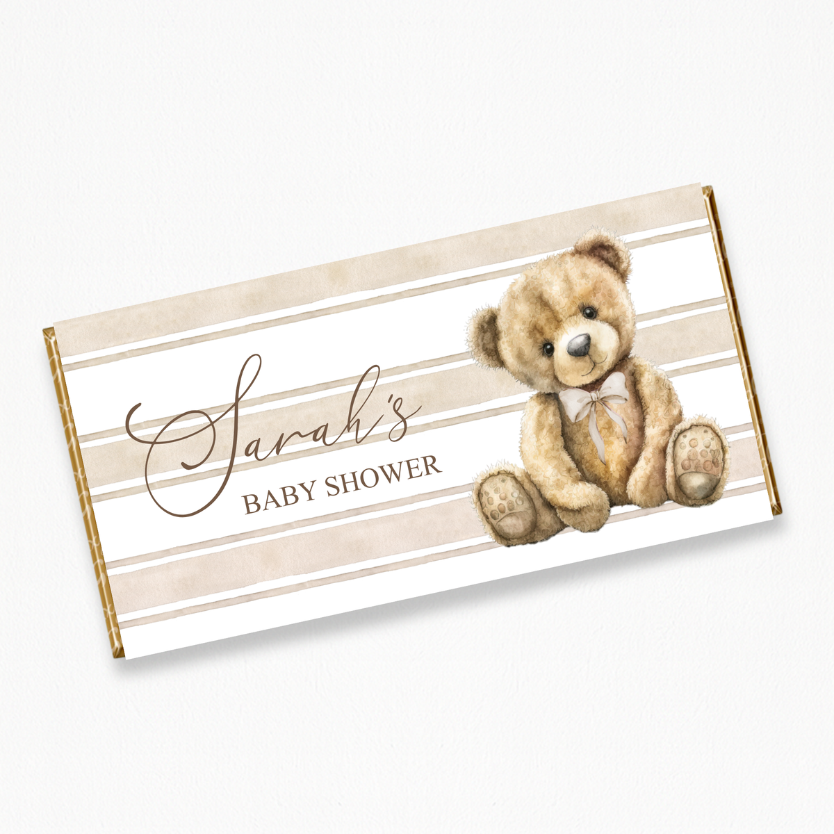 Baby Shower Custom Choc Wrappers