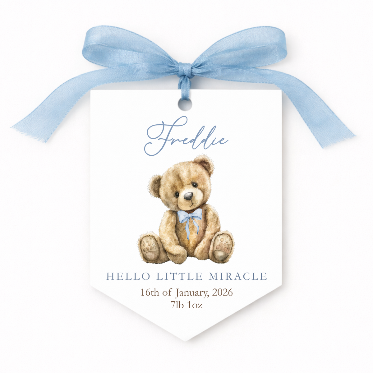 Baby Announcement Acrylic Bunting