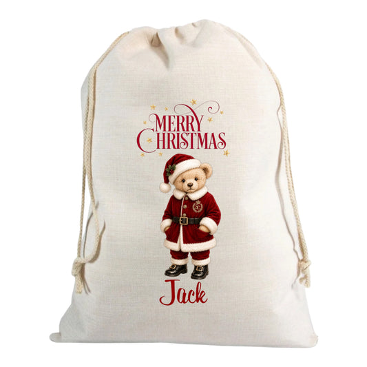 Christmas Bear Sack
