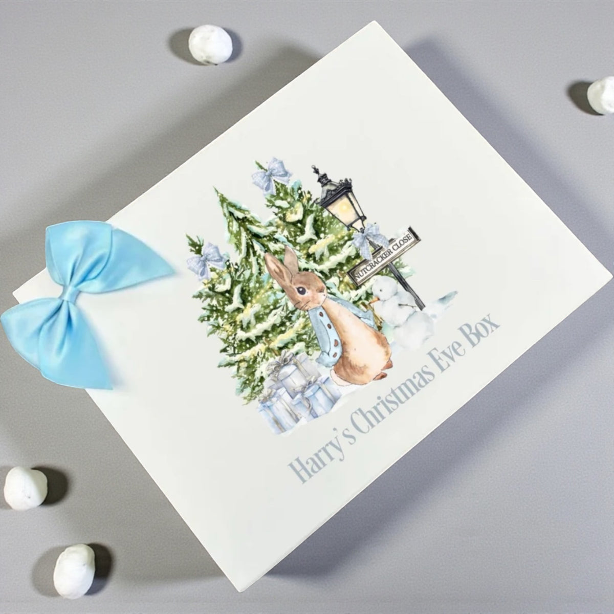 Christmas Eve Box Bunny Blue