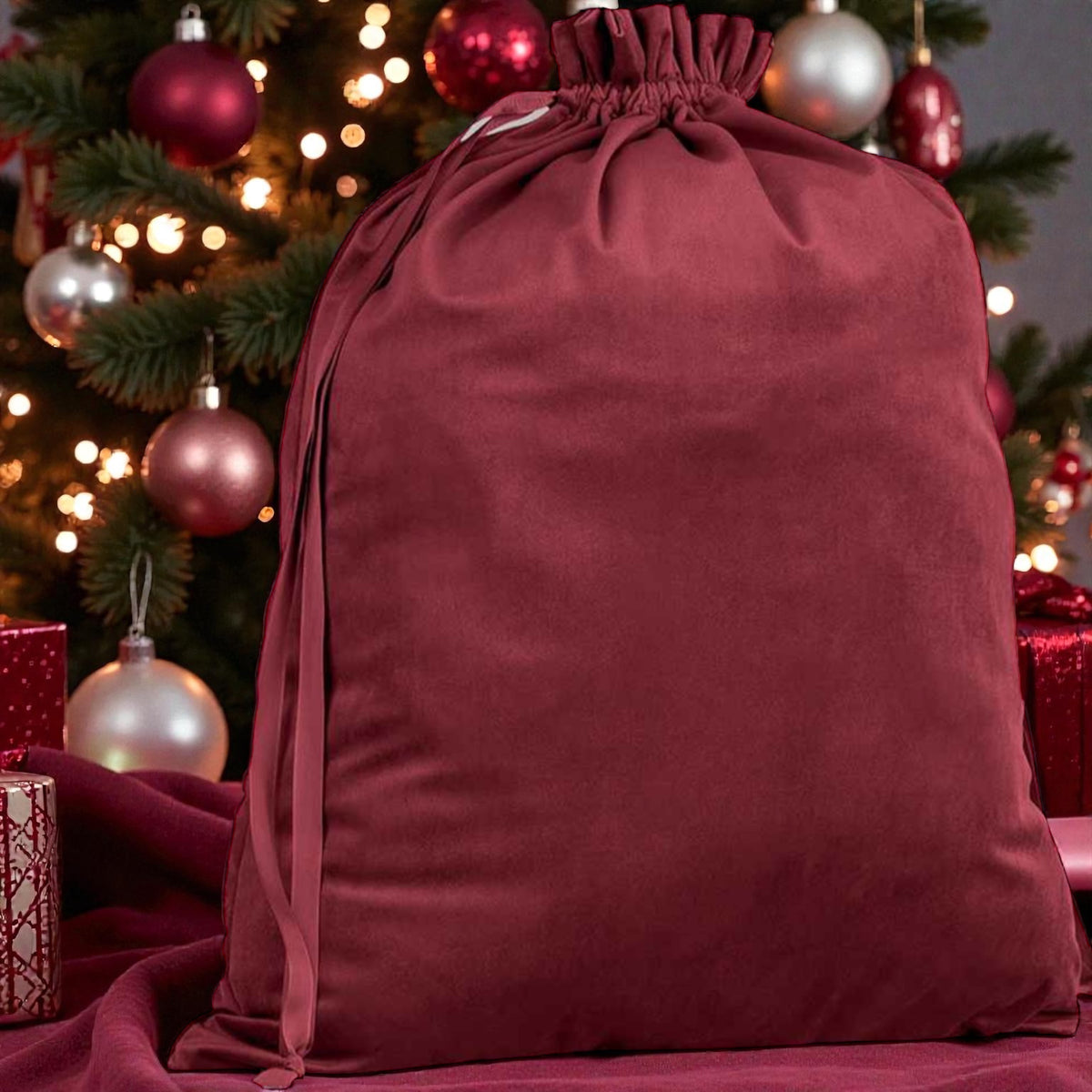 Red Velvet Sacks Large
