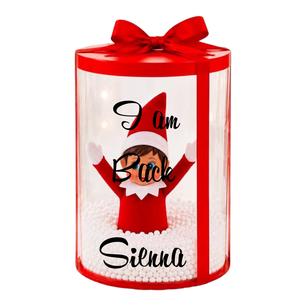 I am back personalised elf box