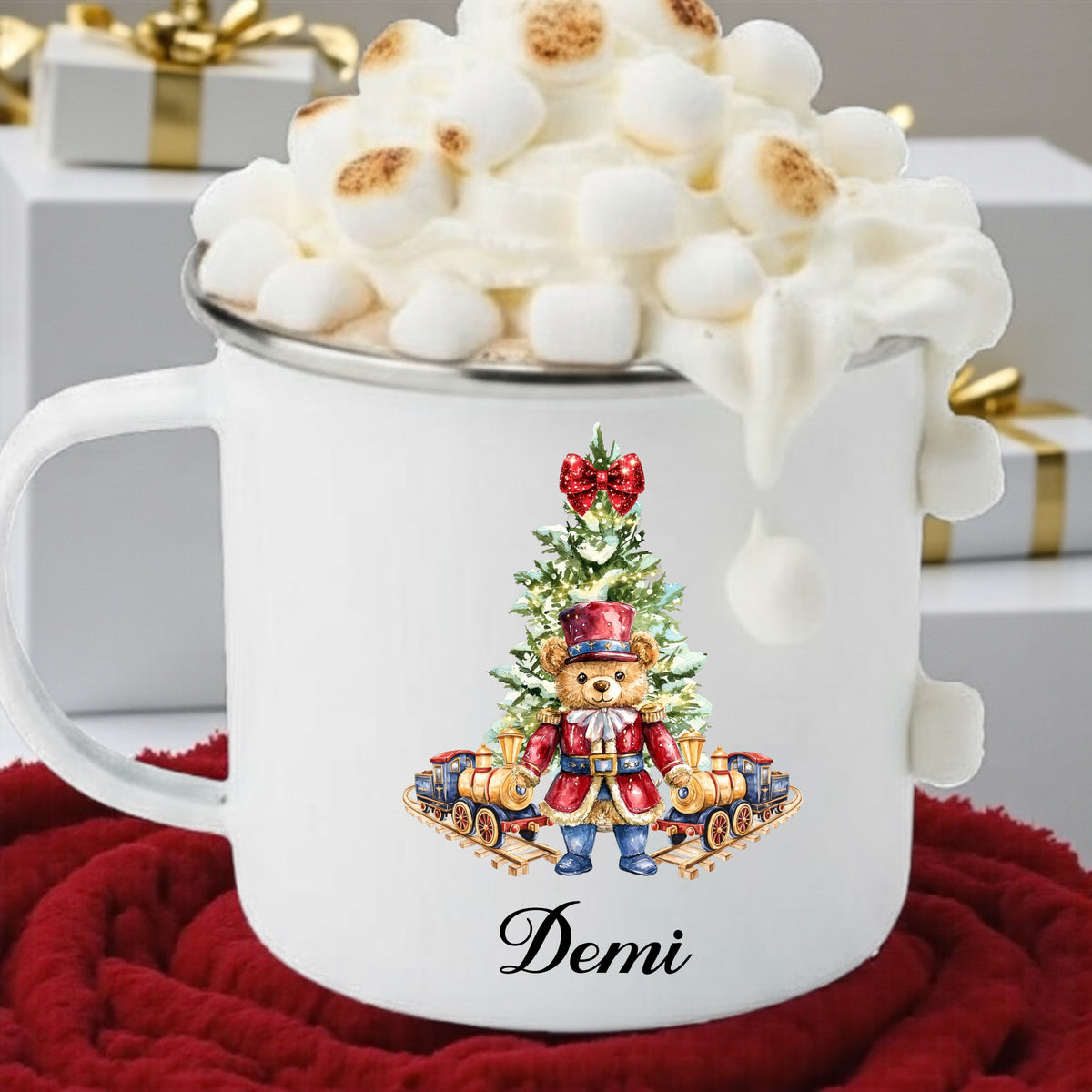 Festive Little Bear Cup