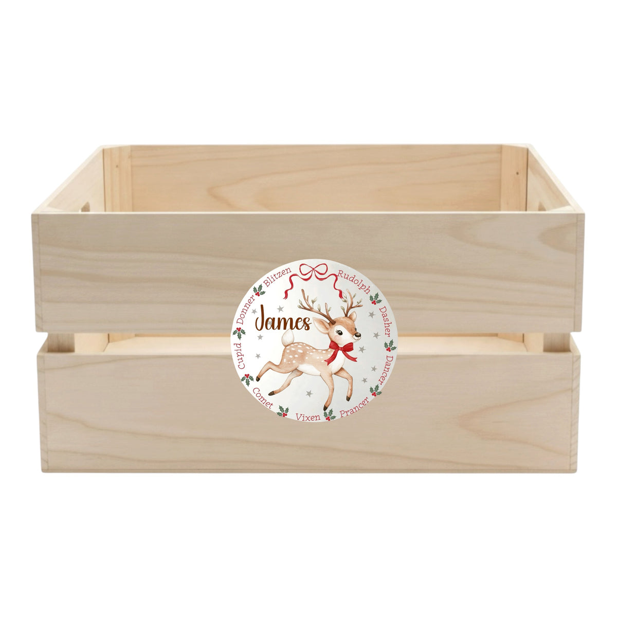 Personalised Large Christmas Crate