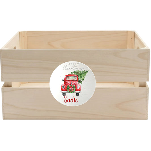 Personalised Large Christmas Crate
