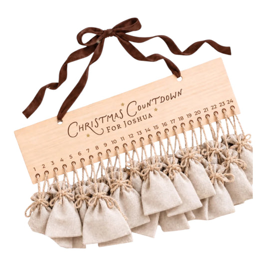 Personalised Wooden Advent Calendar
