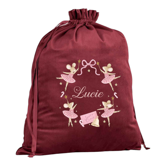 Velvet Personalised Large Sack