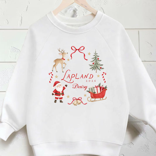Lapland Personalised sweatshirt / can add Lapland U.K.