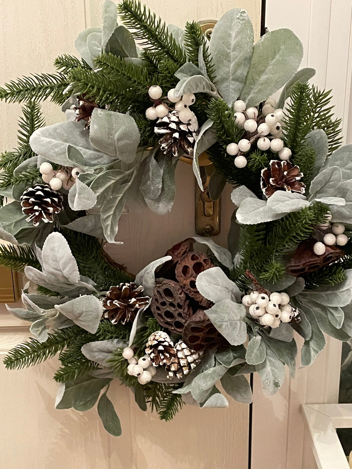 Rusty winter wreath / winter wreath / Christmas wreath / door decor / decoration