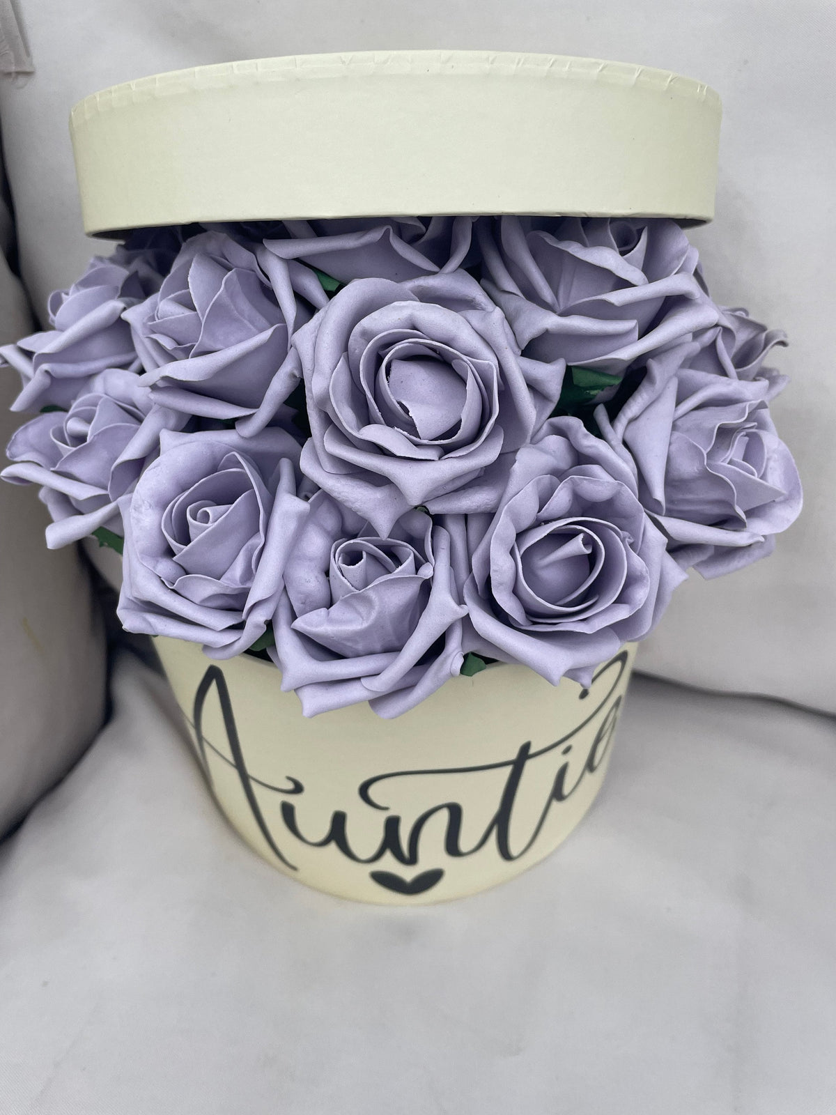 Hat Box / Flowers /Personlised/choose your colour