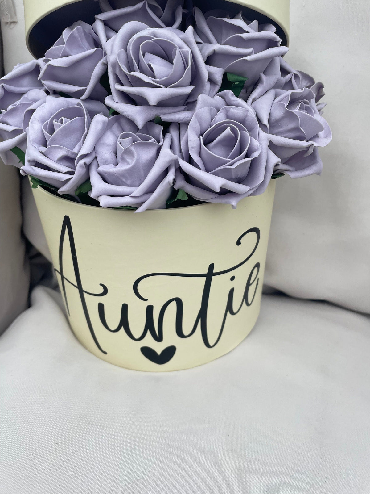 Hat Box / Flowers /Personlised/choose your colour