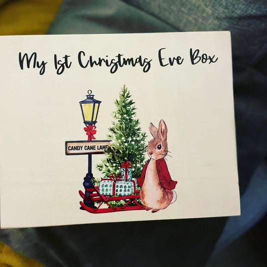 My 1st Christmas Eve box / baby box / keepsake / gift box / personalised