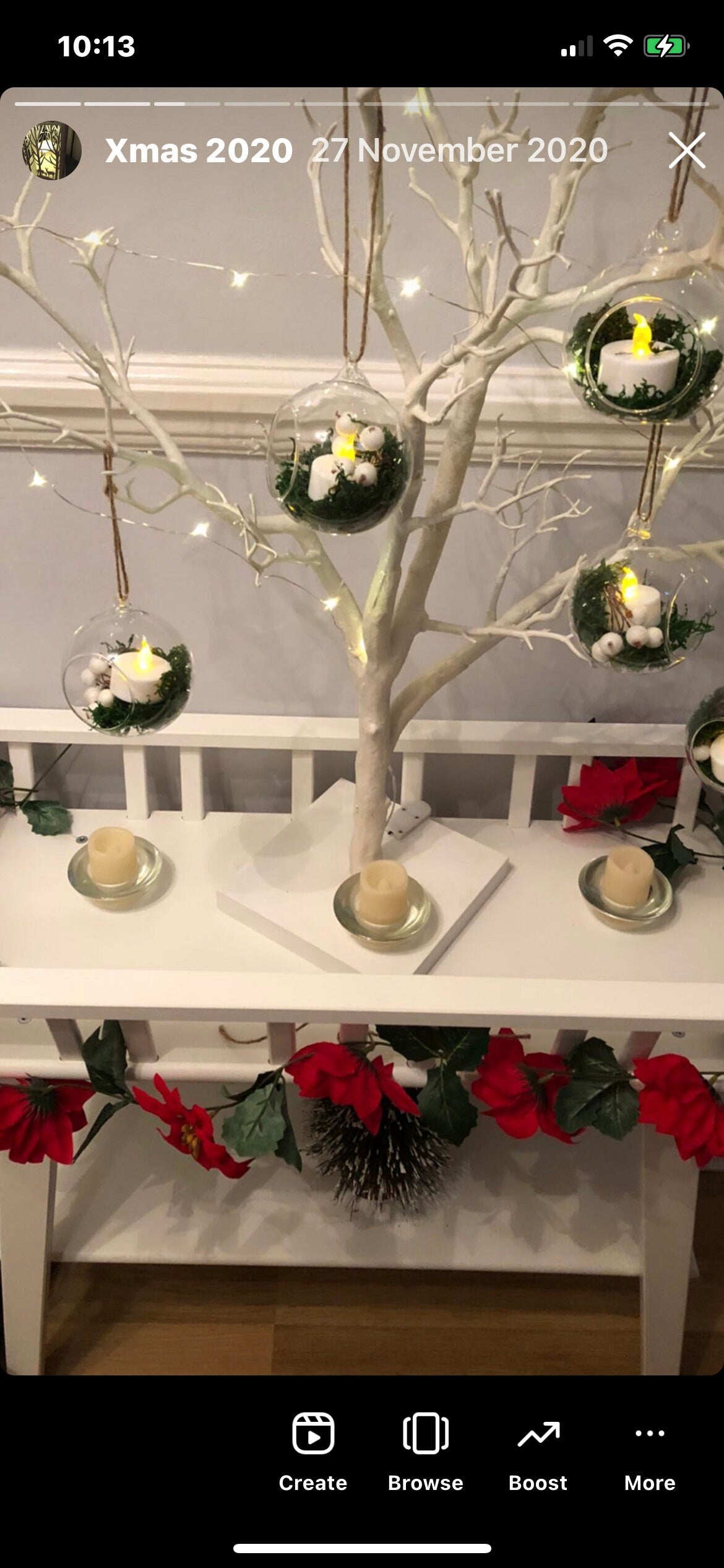 Glass 8cm open baubles with Tealight / tree dec / table decs / Christmas decs